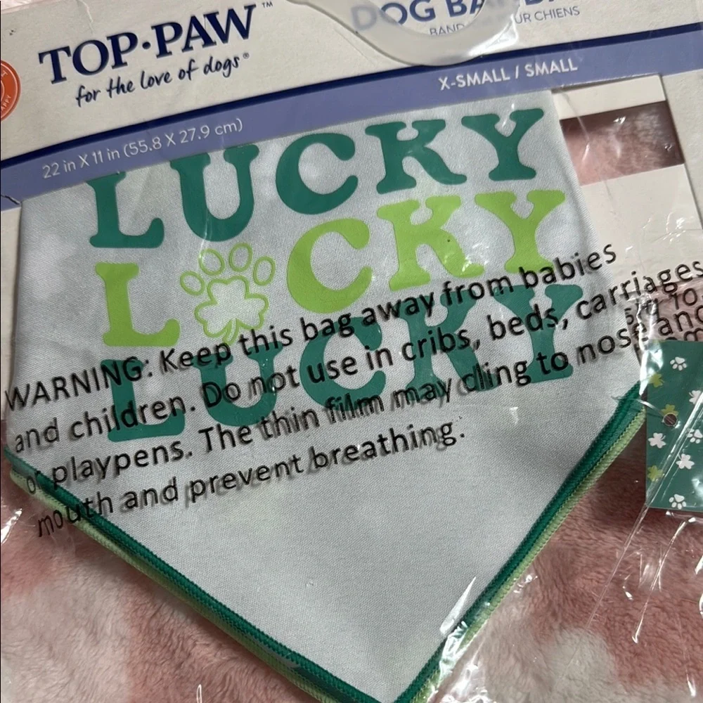 * Host pick** Top Paw Green Dog Bandanas - 2 Pack